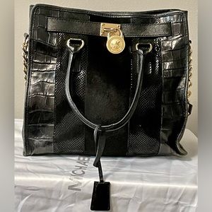 Women’s Vintage MICHAEL MICHAEL KORS Extra-Large Leather Fastened Tote Bag
